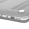 Macbook Air 13" (2016) - Glinsende Pc Hard Etui - Sølv
