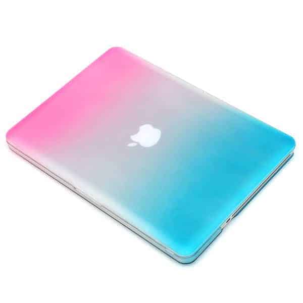 Macbook Pro 13" (2009-2012) - Smuk Regnbue Mat Pc Hard Cover