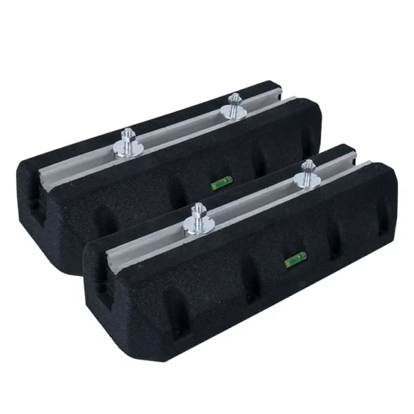 Monoblock Montageblok Med Skinne - 1000mm - 2 Stk.