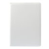 Ipad Air 2 (a1566, A1567) - 360 Graders Roterbart Stand Litchi Pu Læder Etui - Hvid