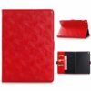 Ipad Air 2 (a1566, A1567) - Magnetisk Pu Læder Cover Med Kort Slots Og Sleep/wake - Rød