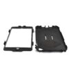 Ipad Mini 1/2/3 - Cool Robot Silikone Stand Hard Cover - Rød