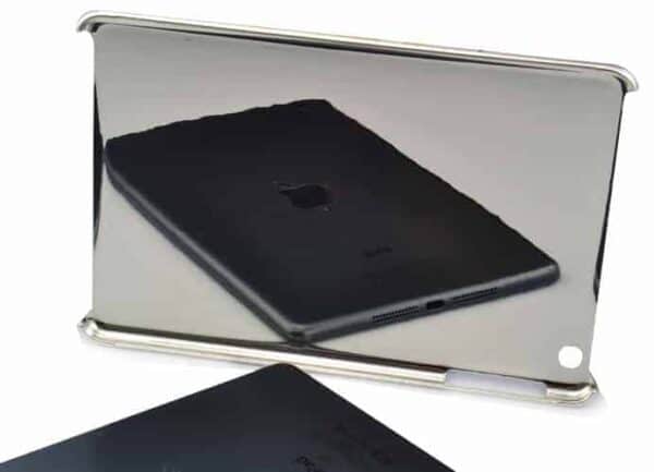 Ipad Mini 1/2/3 - Galvaniseret Hard Cover M. Rhinsten Og Rhombemønster - Grå