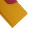 Iphone 6/6s - Mercury Goospery Luksus Pu Læder Cover - Gul