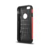 Iphone 6s Plus/6 Plus - 2 I 1 Holdbart Armor Pc Og Tpu Hybrid Etui - Rød