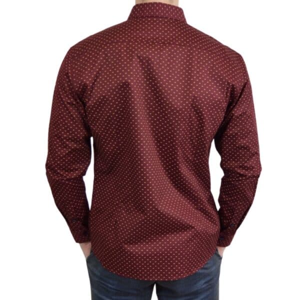 Signature - Bordeaux Med Polka Prikker