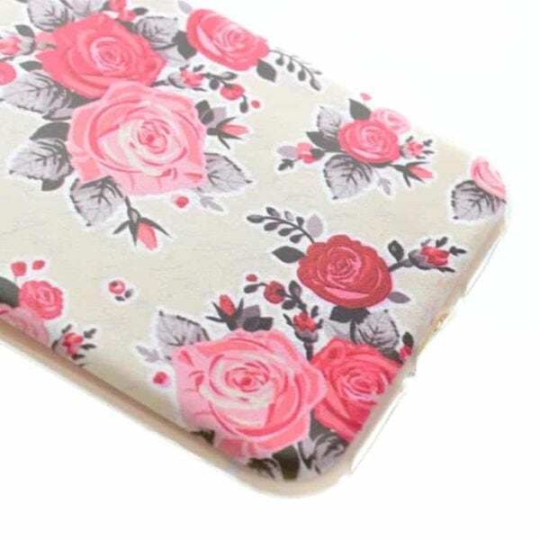 Iphone 7 – Ultra Tynd Tpu Etui – Smukke Blomster