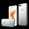 Iphone 8 Plus – Gummi Cover Med Funklende Pulver – Transparent