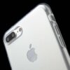 Iphone 8 Plus – Gummi Cover Med Funklende Pulver – Transparent