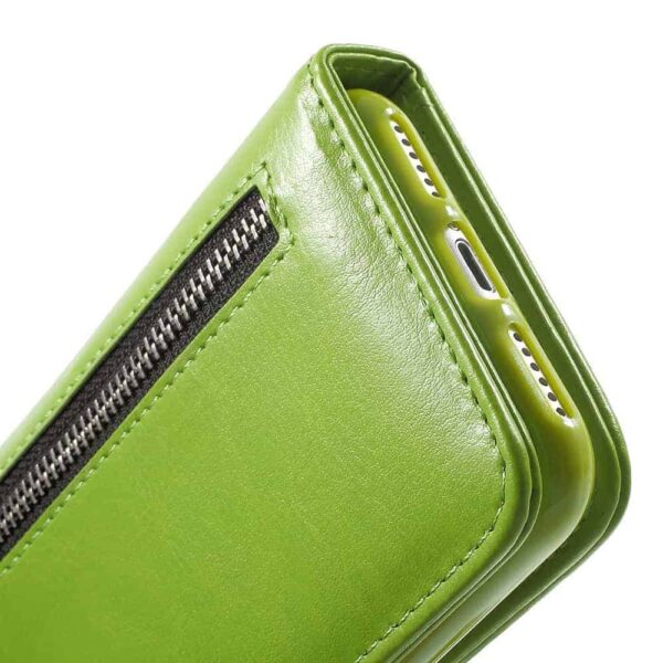 Iphone 8 – Kunstlæder Og Gummi Cover 2-i-1 – Grøn