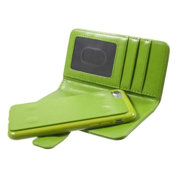 Iphone 8 – Kunstlæder Og Gummi Cover 2-i-1 – Grøn
