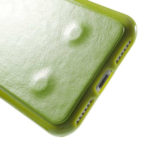 Iphone 8 – Kunstlæder Og Gummi Cover 2-i-1 – Grøn