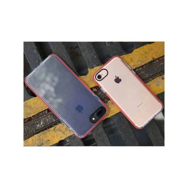 Iphone 8 – Gummi Cover Med Stødabsorberende Funktion – Orange