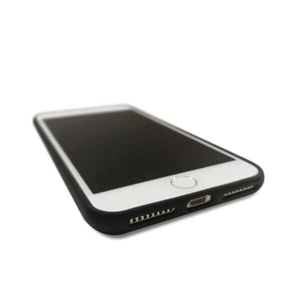Iphone 8 – Blankt Og Fleksibelt Gummi Cover Med Printet Mønster – Brun Væg