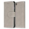 Iphone 8 – Kunstlæder Etui Pung Med Ældre Mat Design – Beige
