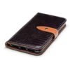 Iphone X – Kunstlæder Cover Med Krokodille Textil – Brun