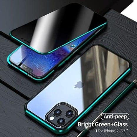 Iphone 12 Pro Max Privacy Perfect Cover Grøn