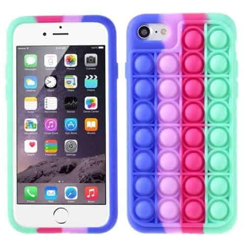 Iphone Se 2022 Popit Cover Regnbue