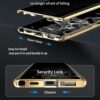 Samsung Galaxy S23 Plus Privacy Perfect Cover - Guld