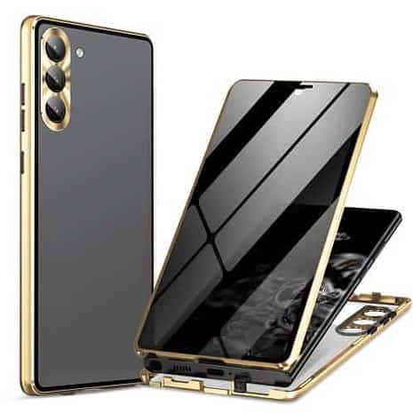 Samsung Galaxy S23 Plus Privacy Perfect Cover - Guld