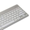 Trendgear F16s Dansk Layout Trådsløst Bluetooth Tastatur M/led Backlight - Sølv