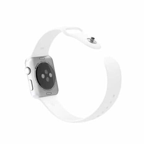 Apple Watch 42mm - 44mm Xincuco Silikone Sportsarmbånd - Hvid