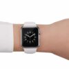 Apple Watch 42mm - 44mm Xincuco Silikone Sportsarmbånd - Hvid