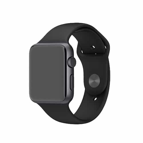 Apple Watch 38mm - 40mm Xincuco Silikone Sportsarmbånd - Sort