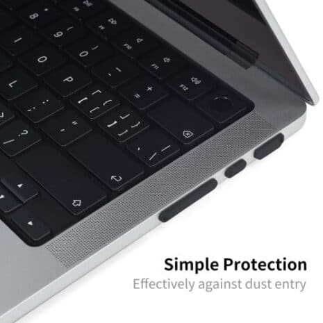 Silikone Støv Plug Til Macbook Pro Sort