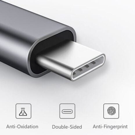 Usb-c Til Type-c Ethernet Adapter Grå