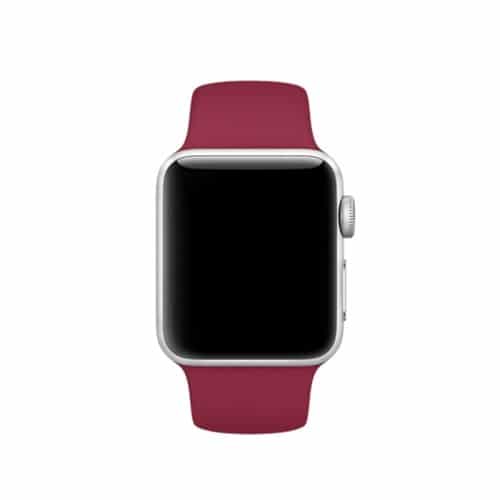 Apple Watch 45mm Silikone Urrem Vinrød