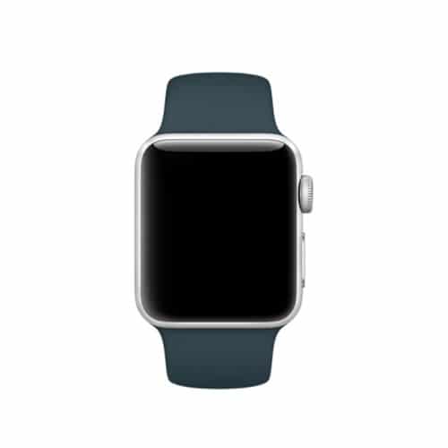 Apple Watch 44mm Silikone Urrem Mørkegrøn