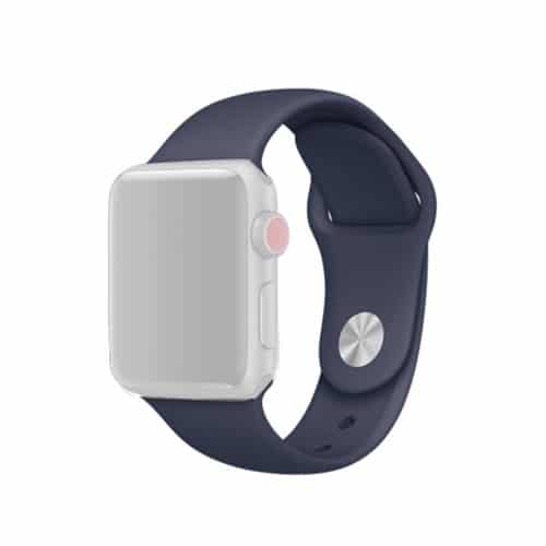 Apple Watch 44mm Silikone Urrem Mørkeblå
