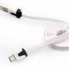 Silikone Micro-usb Oplader Kabel - Hvid