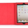 a red case with a tablet