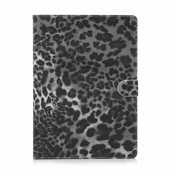 Ipad Air (ipad 5) (a1474, A1475, A1476) - Leopard Mønster Magnetisk Folio Læder Stand Cover - Grå