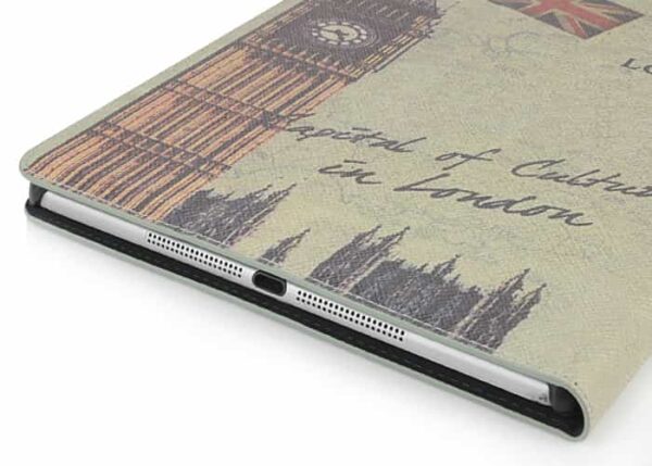 Ipad Air (ipad 5) (a1474, A1475, A1476) - Retro Fashion Big Ben Læder Flip Stand Cover