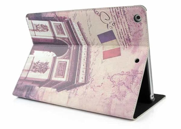 Ipad Air (ipad 5) (a1474, A1475, A1476) - Retro Fashion Triumphal Arch Læder Flip Stand Cover