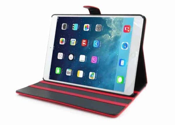 Ipad Air (ipad 5) (a1474, A1475, A1476) - Sydkoreansk Stil Pu Læder Stand Cover - Rød