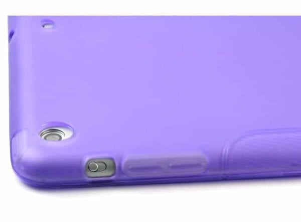 Ipad Air (ipad 5) (a1474, A1475, A1476) - Fleksibel Mat S-line Design Tpu Gummi Cover - Gennemsigtig Magenta