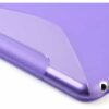 Ipad Air (ipad 5) (a1474, A1475, A1476) - Fleksibel Mat S-line Design Tpu Gummi Cover - Gennemsigtig Magenta