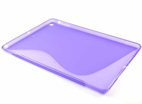 Ipad Air (ipad 5) (a1474, A1475, A1476) - Fleksibel Mat S-line Design Tpu Gummi Cover - Gennemsigtig Magenta