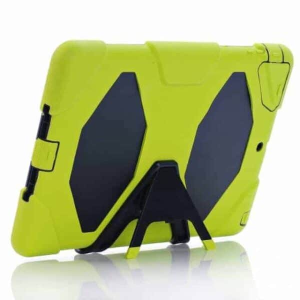 Ipad Air (ipad 5) (a1474, A1475, A1476) - 3 Lag Hard Robot Design Cover Med Støtteben - Lilla