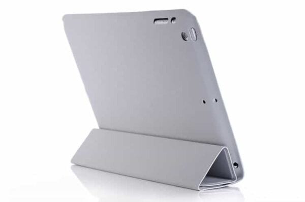 Ipad Air (ipad 5) (a1474, A1475, A1476) - Ultra Tynd Pu Læder 4-fold Cover Med Sleep/wake - Hvid