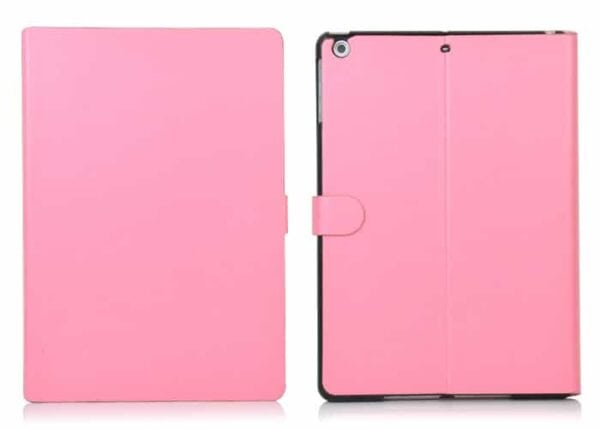 Ipad Air (ipad 5) (a1474, A1475, A1476) - Double Sided Læder Flip Cover Med Magnetisk Lukning - Lyserød/magenta