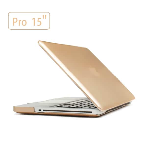 Macbook Pro 15" (2009-2012) - Mat Hard Etui - Guldfarve