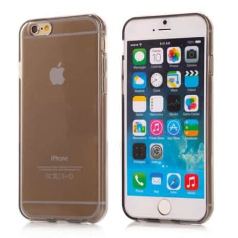 Iphone 6/6s - Transparent Tpu Cover - Sort