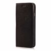 Iphone 6/6s - Delikat Cowhide Stand Flip Pu Læder Cover - Sort