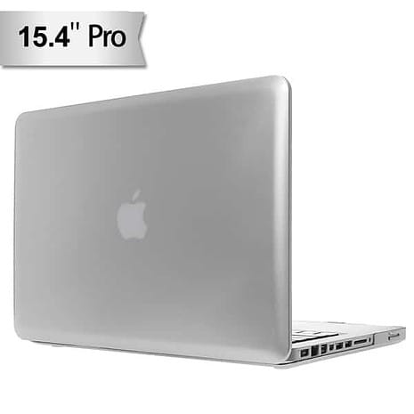 Macbook Pro 15" (2009-2012) - Glinsende Pc Hard Etui - Sølv