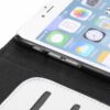 Iphone 6/6s  Plus - Litchi Flip Læder Cover Med Kort Slots - Hvid